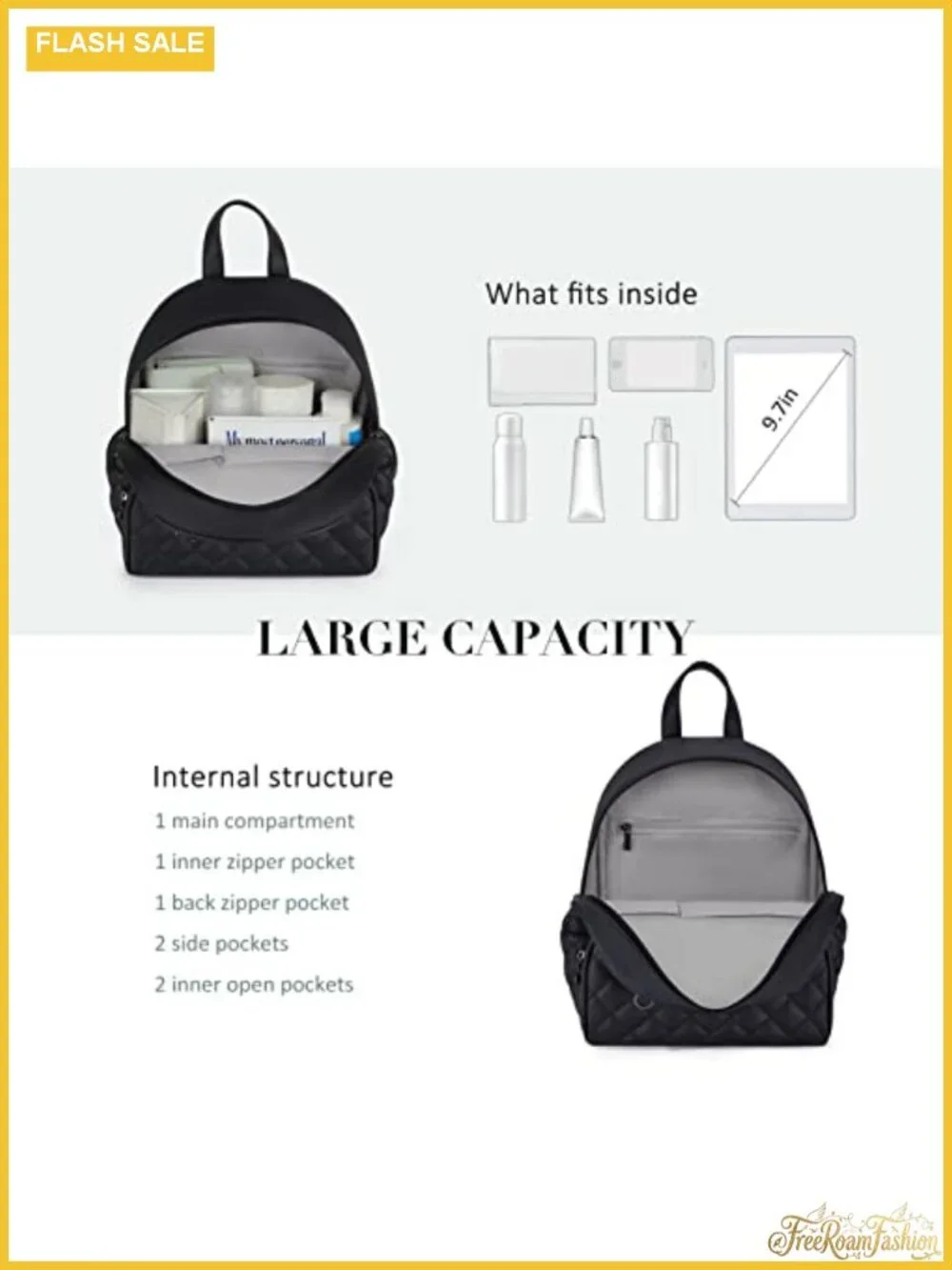 Mini Backpack Purse Women Leather Faux Travel Daypack Water Resistant